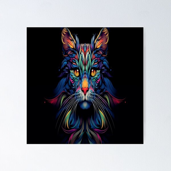 Item preview, AWP PDP A CATS 5 COLORFUL ART designed and sold by Infopreneur1231.