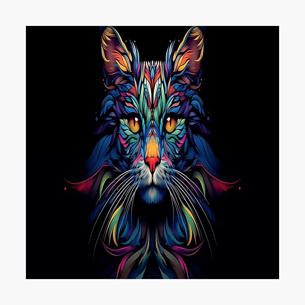 Item preview, AWP PDP A CATS 5 COLORFUL ART designed and sold by Infopreneur1231.