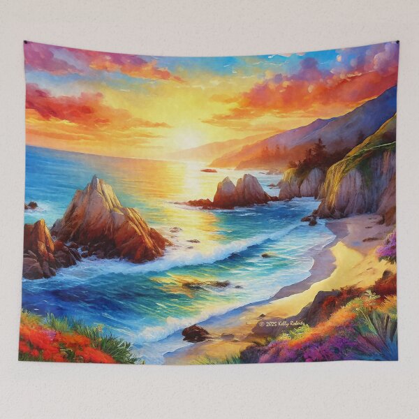 Item preview, Big Sur at Sunset designed and sold by MystAvalon.
