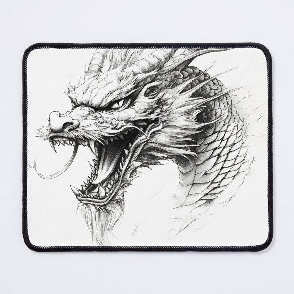 Item preview, Realistic Chinese Dragon pencil drawing designed and sold by Pencil-Art.