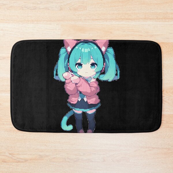 Item preview, Miku Miku Cat pixel art designed and sold by Nikoxxo.