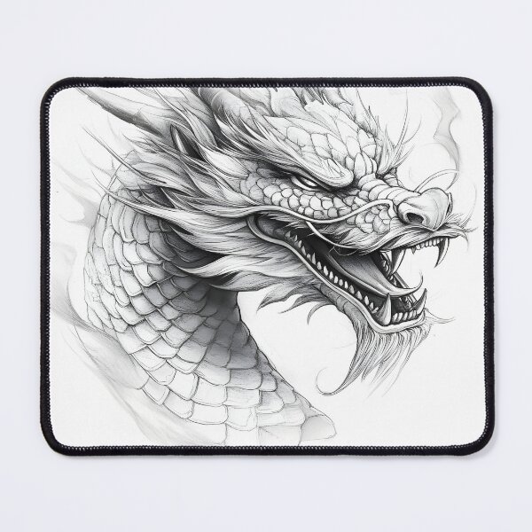 Item preview, Realistic Chinese Dragon pencil drawing designed and sold by Pencil-Art.