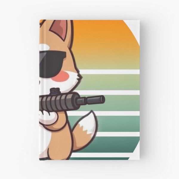 Item preview, Akita dog with a gun designed and sold by ImagineItNow.