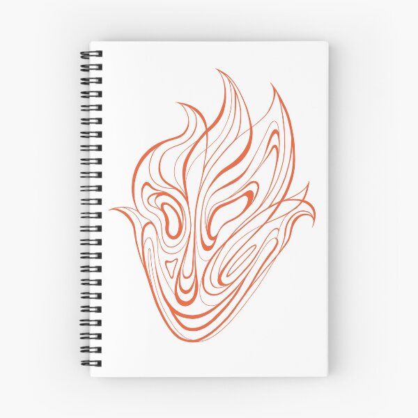 Item preview, Line Art Face Energy (orange) designed and sold by Alesa-Aleks.