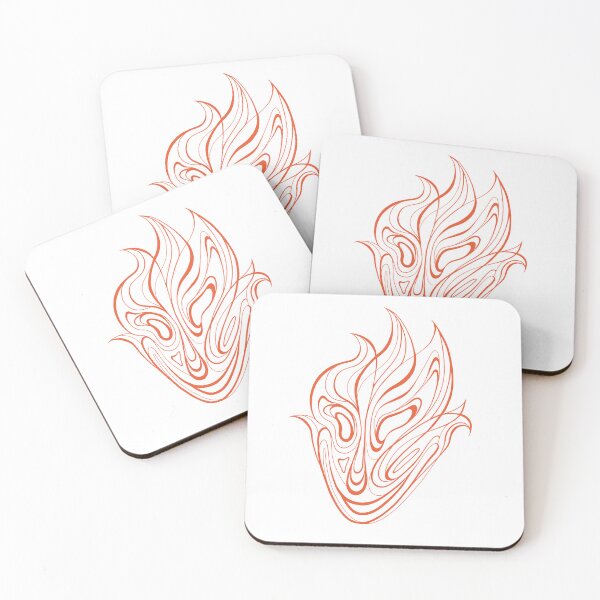 Item preview, Line Art Face Energy (orange) designed and sold by Alesa-Aleks.