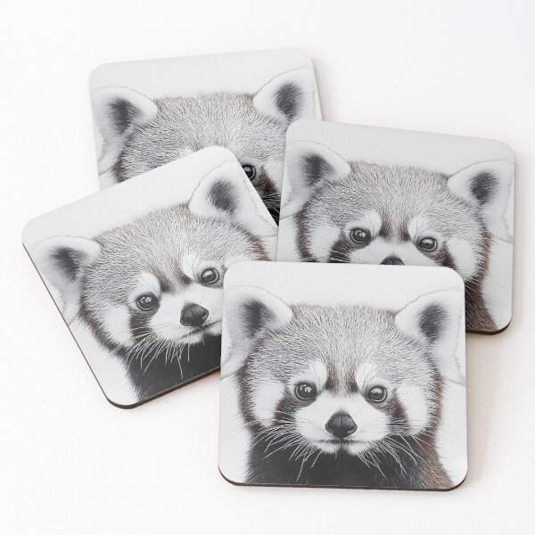 Item preview, Realistic Red Panda pencil drawing designed and sold by Pencil-Art.
