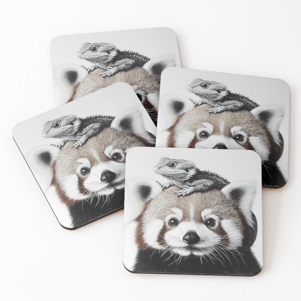 Item preview, Realistic Red Panda pencil drawing designed and sold by Pencil-Art.
