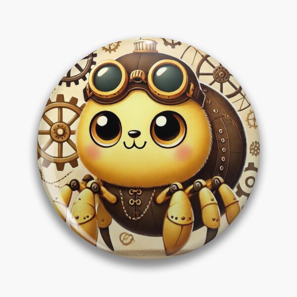 Item preview, Steampunk Yellow Sac Spider designed and sold by Sillytoe.