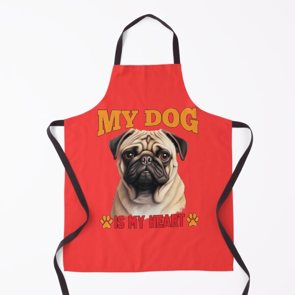 Item preview, Pug Pet Dog Owner Art Design My Dog Is My Heart Dog Owner designed and sold by fantasticdesign.