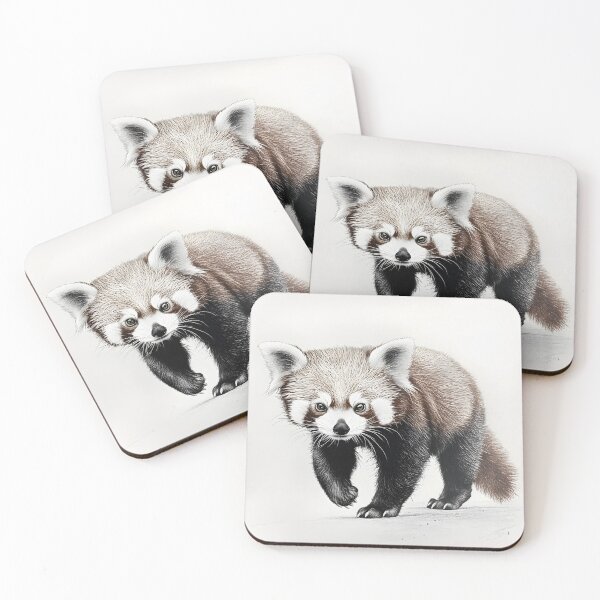Item preview, Realistic Red Panda pencil drawing designed and sold by Pencil-Art.