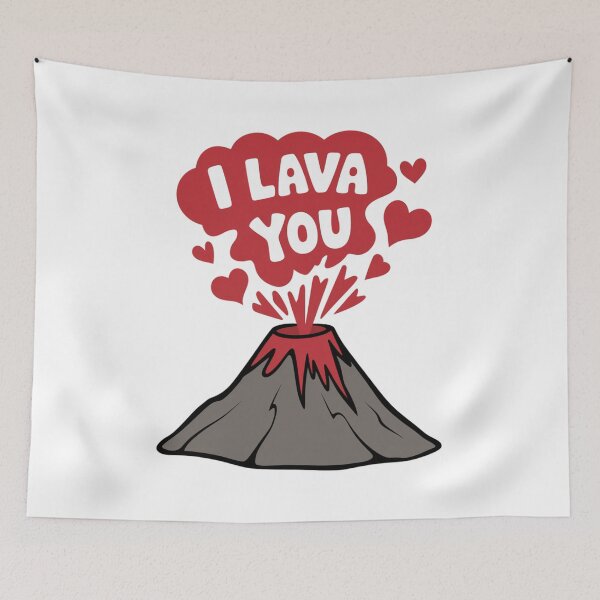 Item preview, Funny Valentines Artwork: I Lava You designed and sold by Davideus.