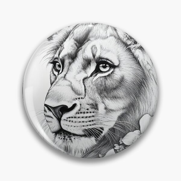 Item preview, Realistic lioness pencil drawing designed and sold by Pencil-Art.