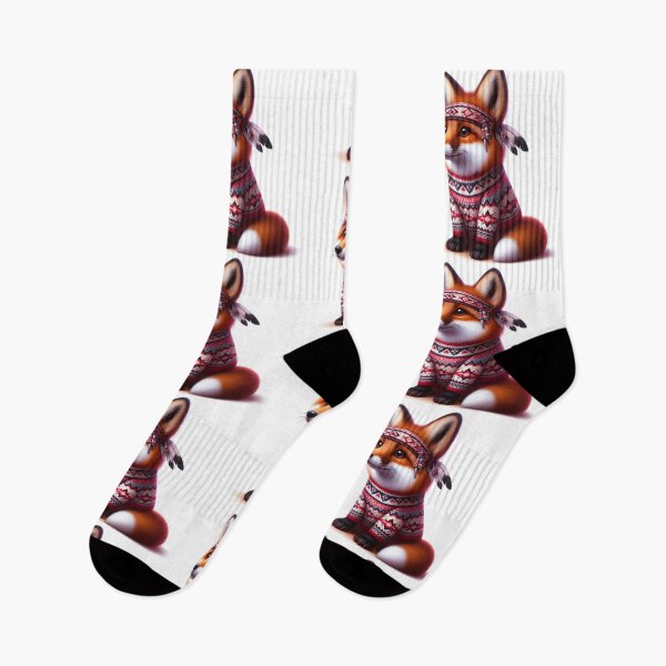 Item preview, Cozy Fox – Tribal Sweater Style designed and sold by Dogandesighn.