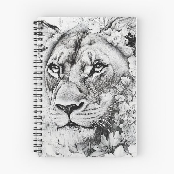 Item preview, Realistic lioness pencil drawing designed and sold by Pencil-Art.