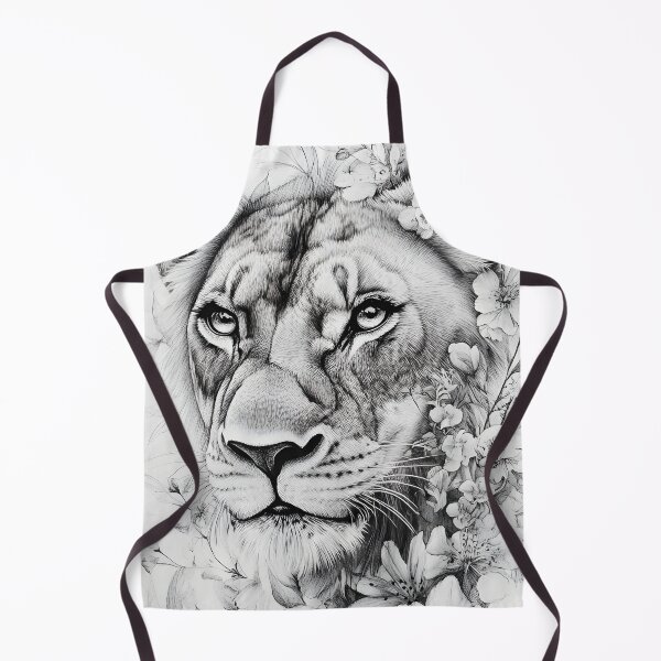 Item preview, Realistic lioness pencil drawing designed and sold by Pencil-Art.