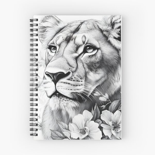 Item preview, Realistic lioness pencil drawing designed and sold by Pencil-Art.