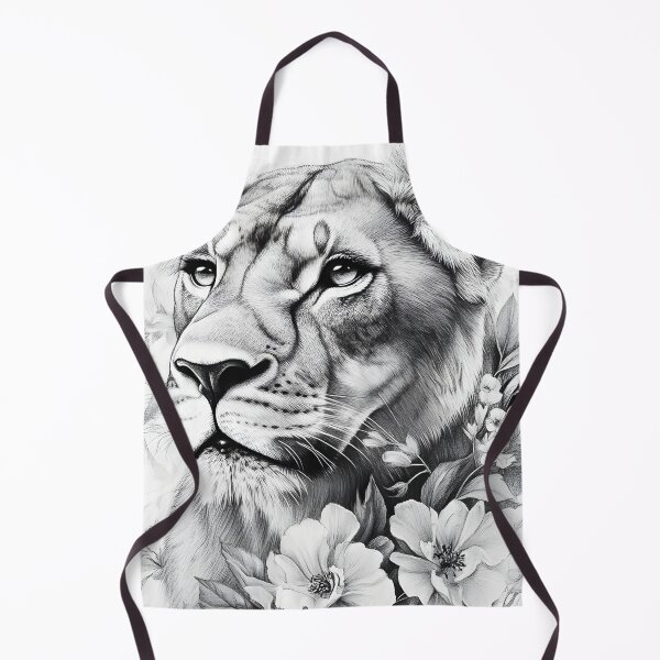 Item preview, Realistic lioness pencil drawing designed and sold by Pencil-Art.