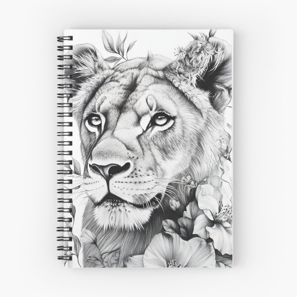 Item preview, Realistic lioness pencil drawing designed and sold by Pencil-Art.