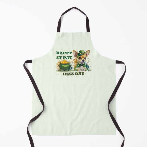 Item preview, Happy St Pat Rizz Day Chihuahua Whisperer Irish Dog And Pot Of Gold designed and sold by SillyDarkShop.