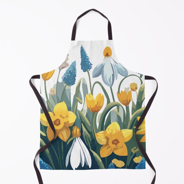 Item preview, Spring Blossom Trio – Snowdrops, Daffodils & Grape Hyacinths (Square Edition) designed and sold by Wanderly Ways.