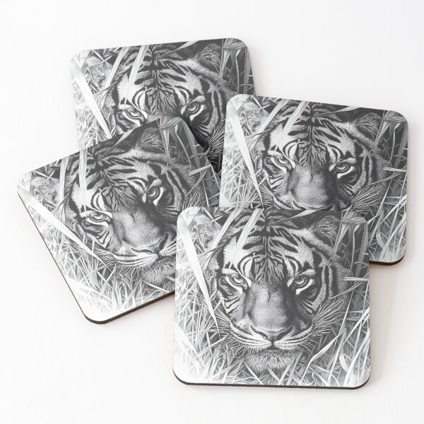 Item preview, Realistic Tiger pencil drawing designed and sold by Pencil-Art.