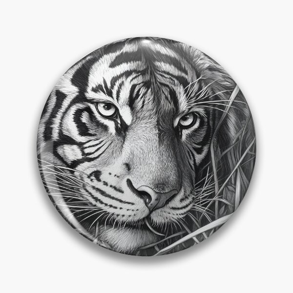 Item preview, Realistic Tiger pencil drawing designed and sold by Pencil-Art.