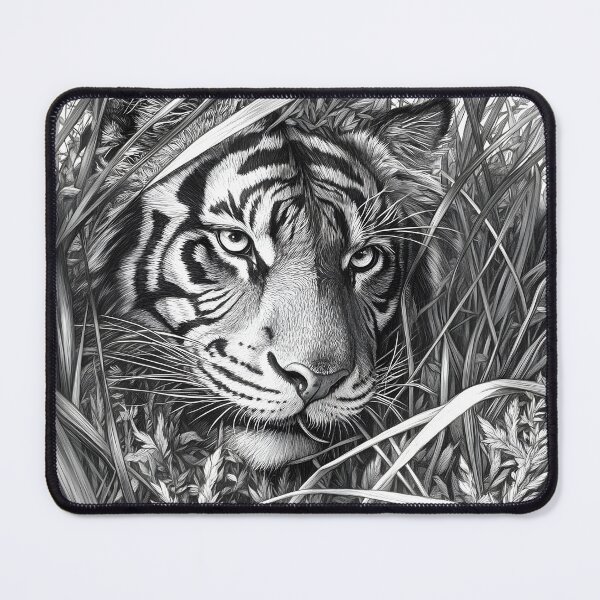Item preview, Realistic Tiger pencil drawing designed and sold by Pencil-Art.