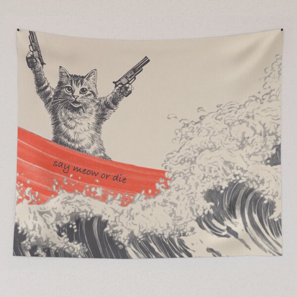 Item preview, Catastrophic Meow-ment designed and sold by andrei-v2k.