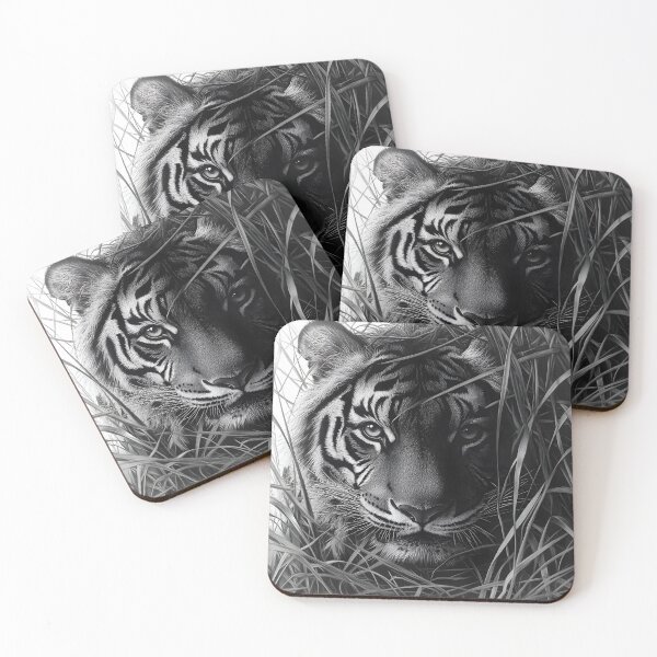 Item preview, Realistic Tiger pencil drawing designed and sold by Pencil-Art.