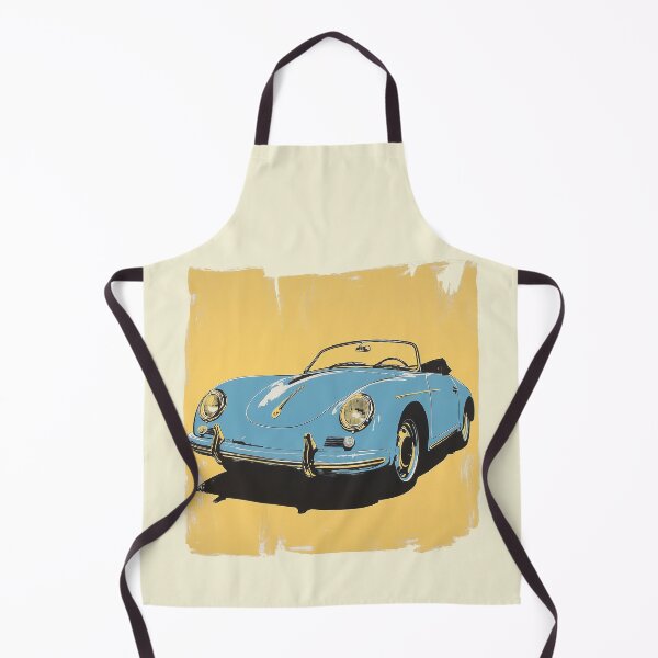 Item preview, Porsche 356 Baby Blue Illustration designed and sold by blackdogshop.