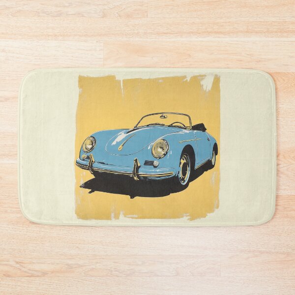 Item preview, Porsche 356 Baby Blue Illustration designed and sold by blackdogshop.