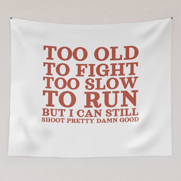 Item preview, Too Old to Fight, Too Slow to Run designed and sold by Azrou shop.