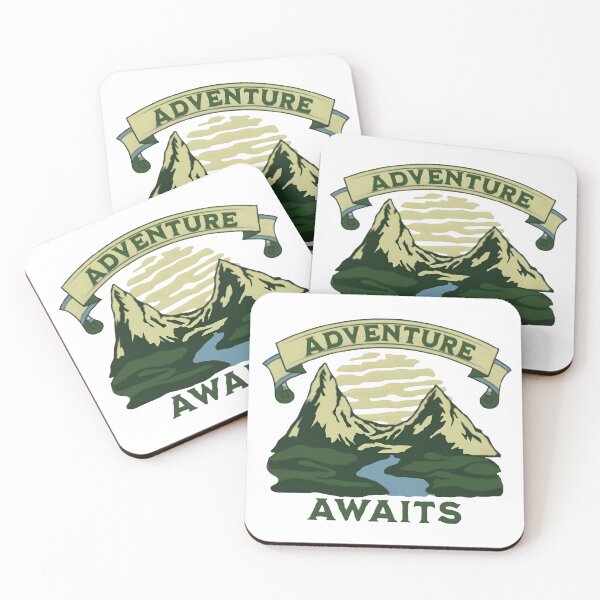 Item preview, Adventure awaits, funny and cool nature lover designed and sold by Merchattack.