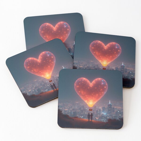 Item preview, Romantic Flight Over the City designed and sold by QuickPick Store.