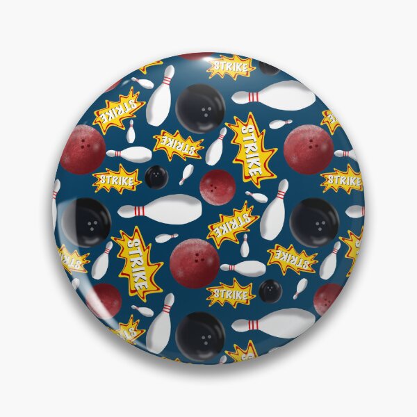 Item preview, Going Bowling tossed repeat pattern  designed and sold by Jodi Mahaffey.