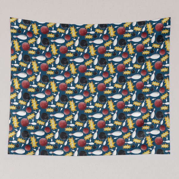 Item preview, Going Bowling tossed repeat pattern  designed and sold by Jodi Mahaffey.
