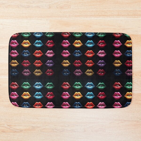 Item preview, valentines art pattern Colorful Gloss Kisses Design ,valentine Kisses,Kiss pattern,Valentines Day Pattern,valentines wallpaper designed and sold by Expressions-Sel.