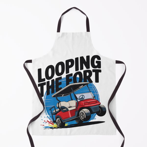 Item preview, Looping The Fort Funny Golf Cart Driver Retro Racing Humor designed and sold by designleon19.