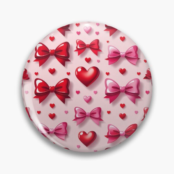 Item preview, valentines art pattern Red ribbons with hearts Design ,valentine ribbons,ribbons pattern,Valentines Day Pattern,valentines wallpaper designed and sold by Expressions-Sel.