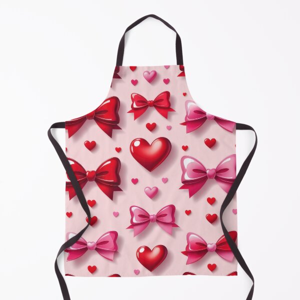 Item preview, valentines art pattern Red ribbons with hearts Design ,valentine ribbons,ribbons pattern,Valentines Day Pattern,valentines wallpaper designed and sold by Expressions-Sel.