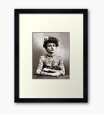 Lámina enmarcada Señora tatuada, 1907. Foto de época