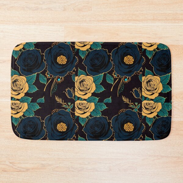 Item preview, valentines art pattern yellow and black Design ,valentine roses,roses pattern,Valentines Day Pattern,valentines wallpaper designed and sold by Expressions-Sel.