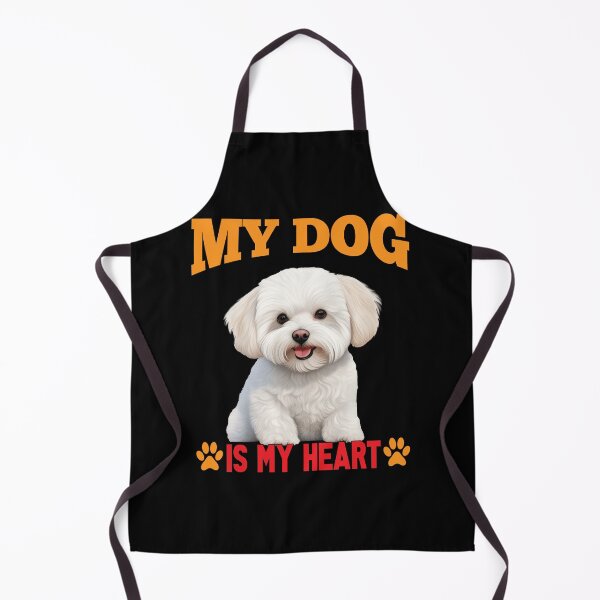 Item preview, Bichons Frise Dog Pet Owner Art Design My Dog Is My Heart designed and sold by fantasticdesign.