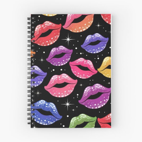 Item preview, valentines art pattern Colorful shine Gloss Kisses Design ,valentine Kisses,Kiss pattern,Valentines Day Pattern,valentines wallpaper designed and sold by Expressions-Sel.