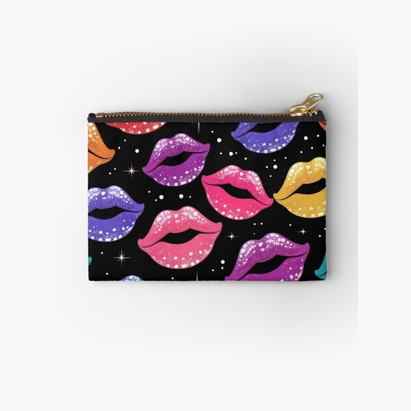 Item preview, valentines art pattern Colorful shine Gloss Kisses Design ,valentine Kisses,Kiss pattern,Valentines Day Pattern,valentines wallpaper designed and sold by Expressions-Sel.