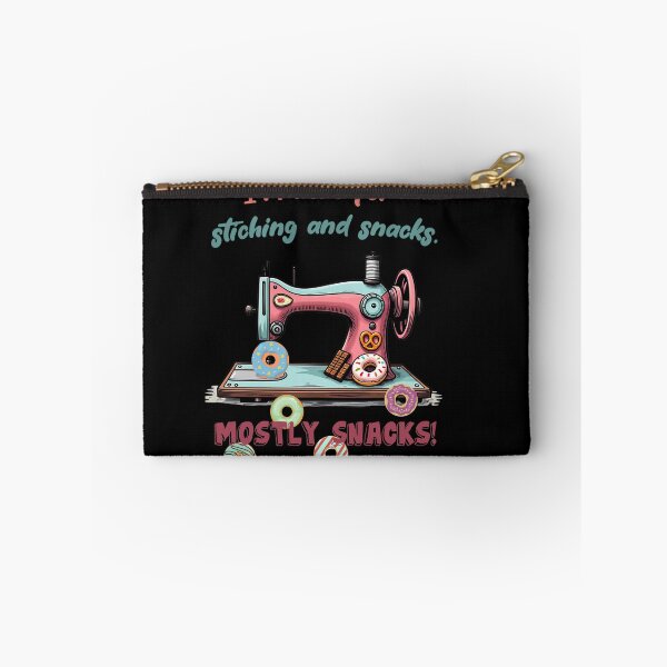 Item preview, donut snacks sewing machine design designed and sold by EwaVerse.