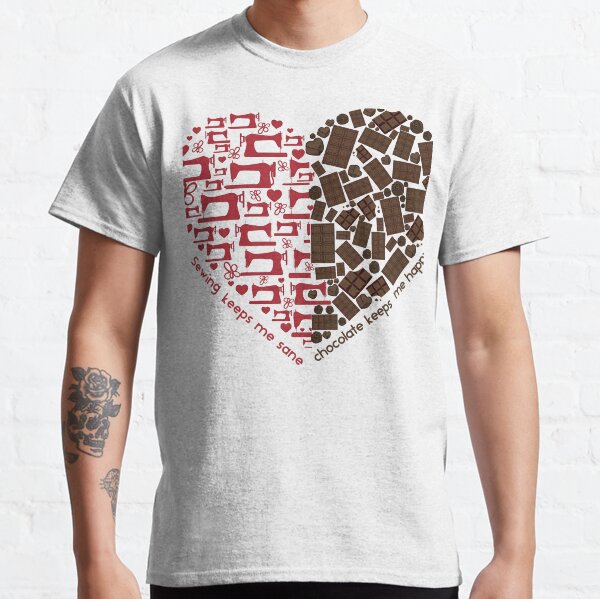Item preview, Sewing & Chocolate: Heart's Delight designed and sold by EwaVerse.