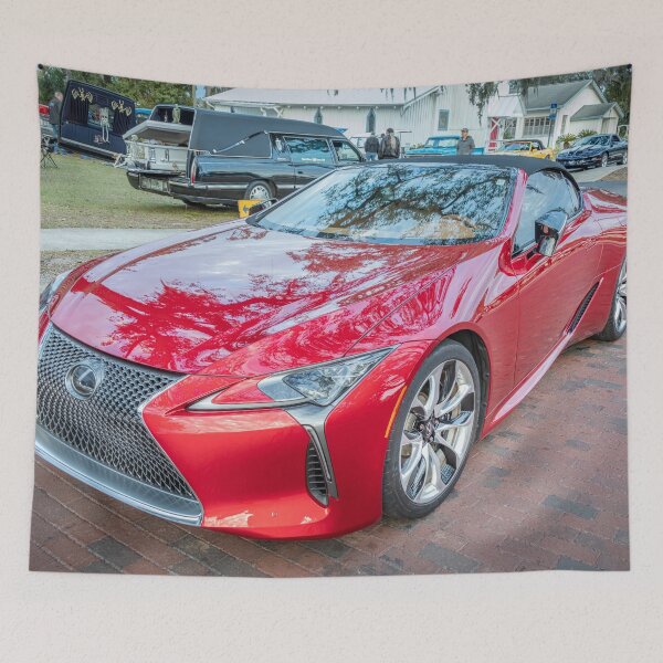 Item preview, 2021 Infrared Lexus LC500 Convertible X100 designed and sold by RichFrancoCars.