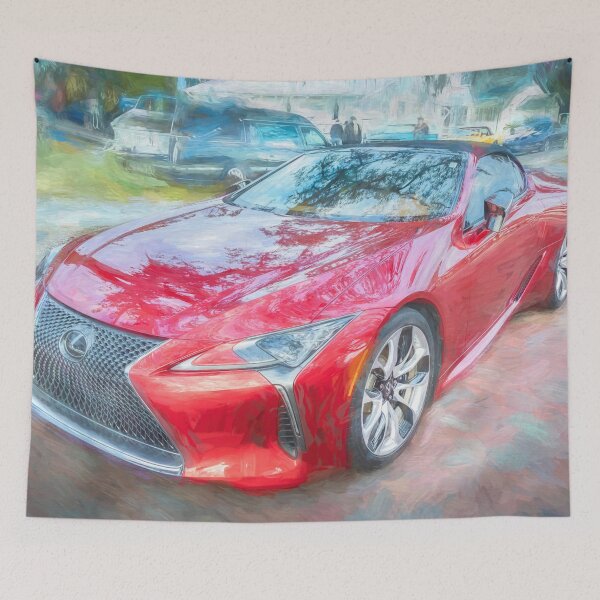 Item preview, 2021 Infrared Lexus LC500 Convertible X101 designed and sold by RichFrancoCars.