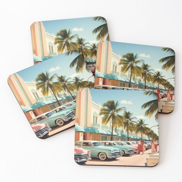 Item preview, Vintage beach design designed and sold by Icon4Frames.